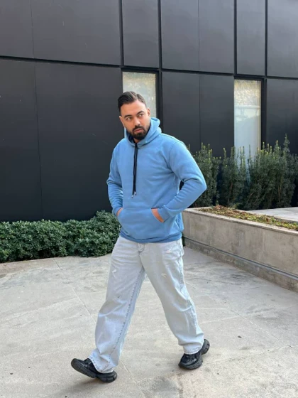 هودی بیسیک آبی