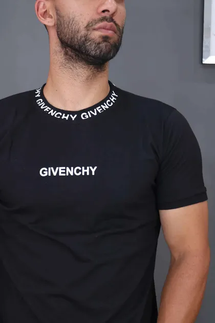 تیشرت یقه چاپ GIVENCHY