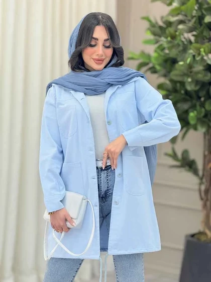 مانتو پایین بند چهار جیب