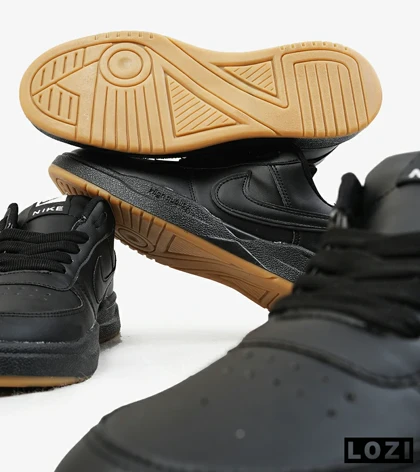 کفش کتانی مردانه و زنانه مشکی کرم NIKE AIR FORCE