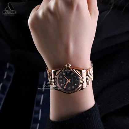 ساعت رولکس صفحه مشکی Rolex Datejust-15