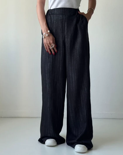 شلوار راه راه آبرنگی کد 200247