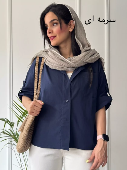 مانتو شومیزی باکسی سایه