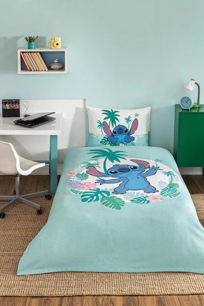 روتختی پیکه یک نفره Özdilek مدل Stitch Summer پنبه - فیروزه‌ای