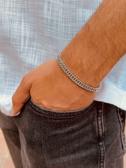 دستبند کارتیه استیل