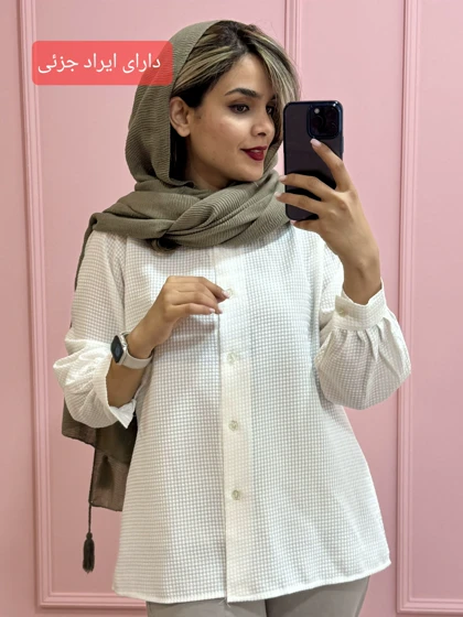 مانتو شومیزی دنیا 0073 ( دارای ایراد جزئی )