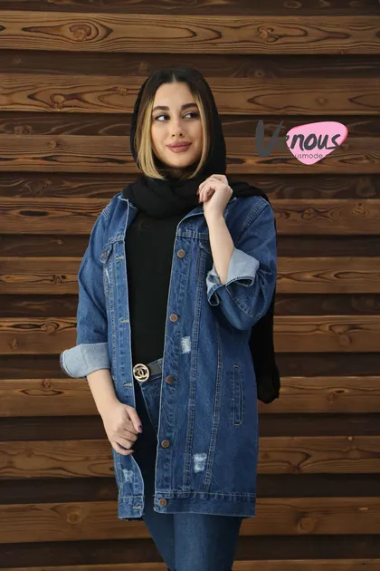 کت جین آبی وسط defacto