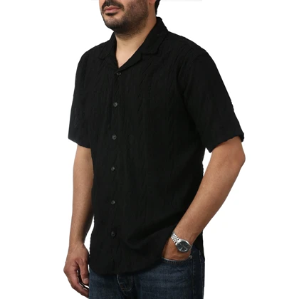 پیراهن آستین کوتاه مراکشی مردانه مدل 6211813
