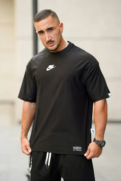 تیشرت ورزشی نایک ژله ای مشکی