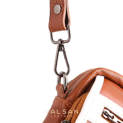 کیف دوشی و دستی چرم یلسان مدل رهی کوچک کد 009-GF