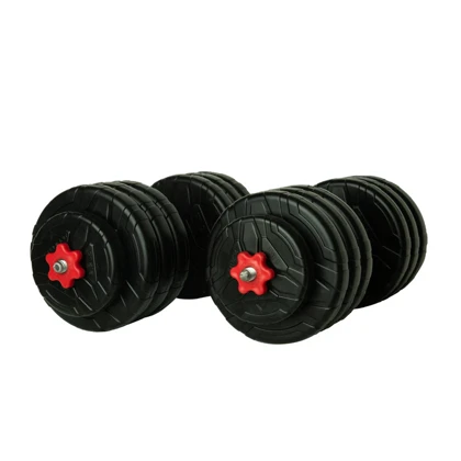 دمبل رادیس فیت مدل DVP-17-mix1 وزن 17 کیلوگرم بسته 2 عددی