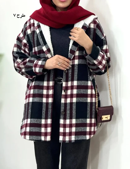 پالتو پشمی داخل تدی کلاهدار پردیس