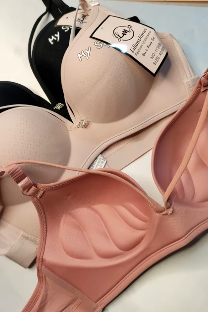 سوتین اسفنجی فنردار زنانه کاپ B مدل My Style