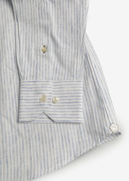 پیراهن راه راه لینن 2610104