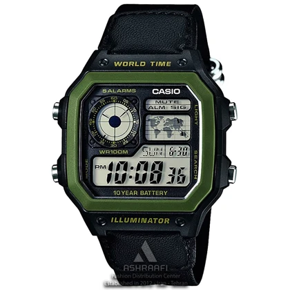 ساعت کاسیو مردانه دیجیتالی Casio AE-1200WHB-1BV