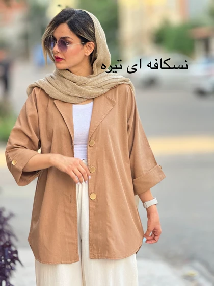 مانتو لینن سه دکمه11