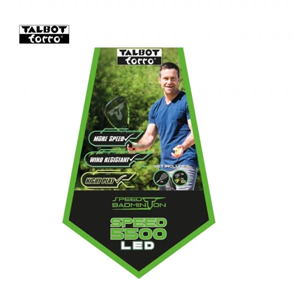 راکت بدمینتون سرعتی برند تالبوت تورو TALBOT SPEED 5500 LED
