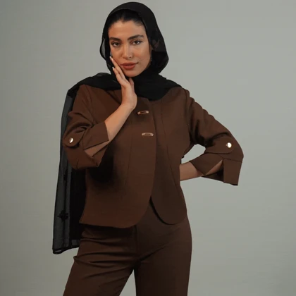 کت کراپ دو دکمه کارتیر