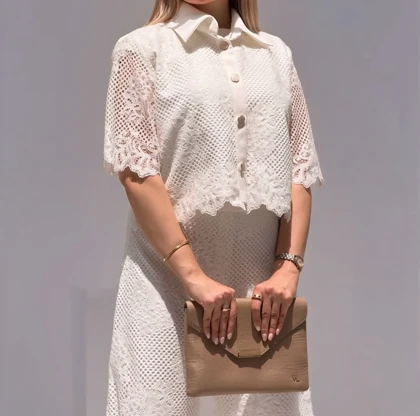 ست زنانه پرنیا مشکی