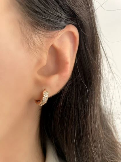 گوشواره نگین‌دار ژوپینگ 3005