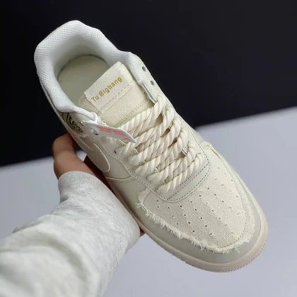 نایک ایر فورس وان بیگ بنگ کرم Nike Air Force 1 Big Bang Cream