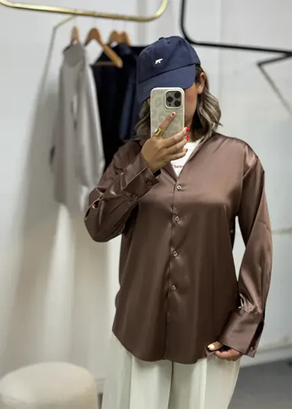شومیز ساتن کد 4010