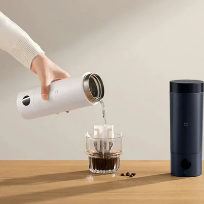 ماگ حرارتی سفری شیائومی مدل Mijia (Xiaomi) Portable Electric Heating Cup 2 MJDRBO2PL