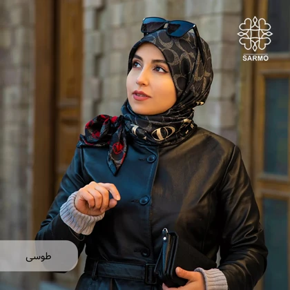 روسری ساتن نخ وارداتی کوچ اقتصادی