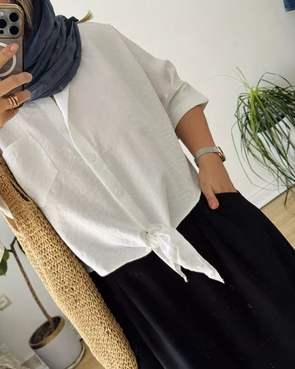 شومیز گره‌ای حنا