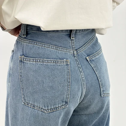 شلوار جین نیم بگ 1008213