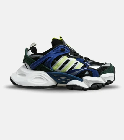 کفش کتانی مردانه و زنانه مشکی آبی لیمویی ADIDAS performance x9000l4