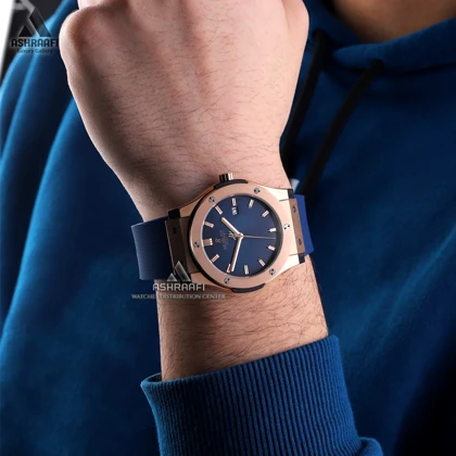 ساعت هابلوت سورمه‌ای Hublot Classic Fusion DBR