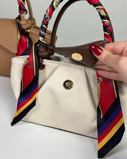 کیف دسته اسکارف HERMES  کد : 1100252