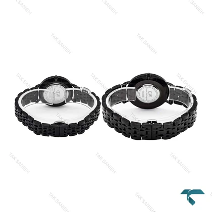 ساعت ست دنیل ولینگتون تمام مشکی بند فلزی DW-6288-S