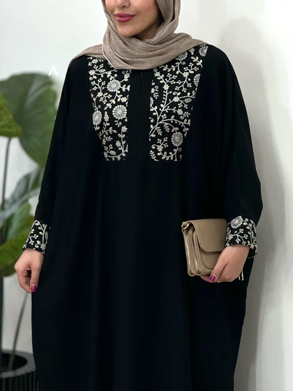 عبای بلند سوزندوزی نفیس