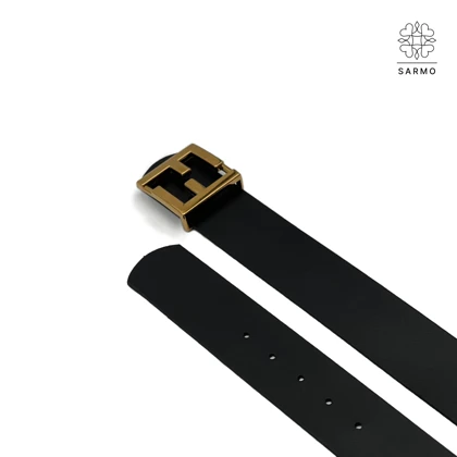 کمربند فندی 5cm طلایی