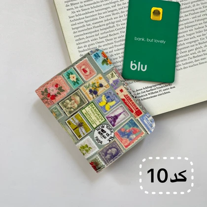 جاکارتی جیبی دخترانه و یونیسکس چرم مصنوعی فانتزی 6 جای کارت ابعاد 107