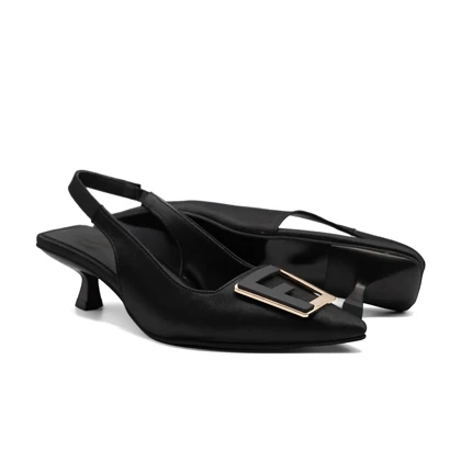 کفش مجلسی زنانه پاشنه‌دار 3 سانت مدل sandal valentino _ 400343