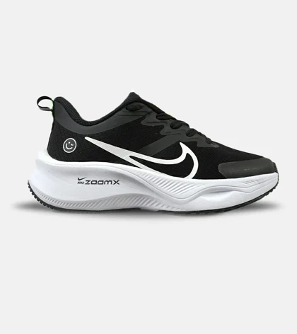 کفش کتانی بزرگ پا مشکی سفید NIKE zoom x smiley