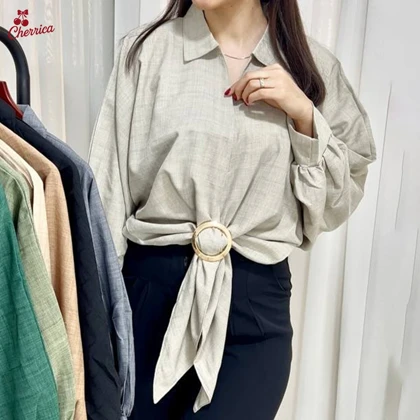 شومیز مجلسی سگک دار زنانه کد 38