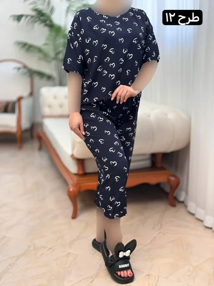 تیشرت شلوارک نخی 3143