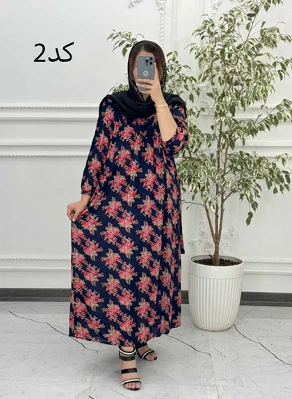 پیراهن پلاس سایز مادربزرگی 6053