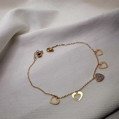 پابند ژوپینگ مدل «ریسه قلب» | رقص نگین و زنگوله با هر قدم