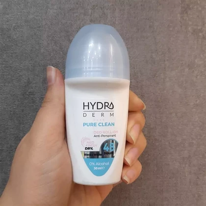 مام رول ضد تعریق بانوان هیدرودرم Hydroderm مدل PURE CLEAN حجم 50ml
