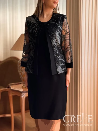 کت سارافان تور سنگدوزی