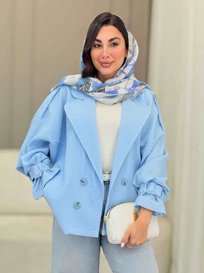 مانتو چهاردکمه سرشانه پاگن