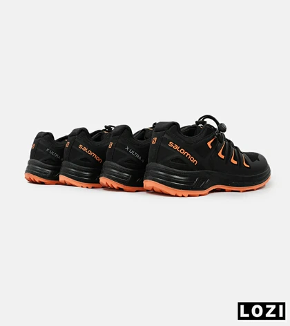 کفش کتانی کوهنوردی مشکی نارنجی مردانه و زنانه 4 Salomon Xultra