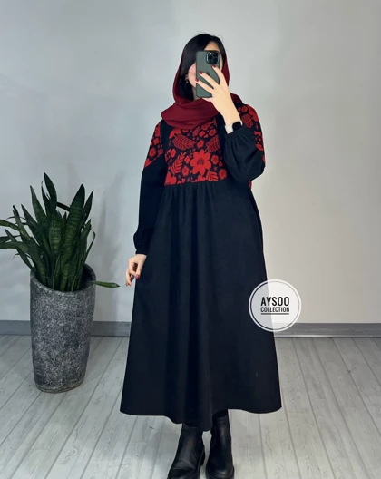 پیراهن مانتویی نوشین