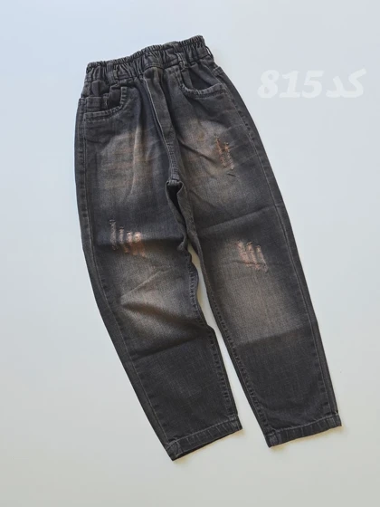شلوار مام استایل جین سایز بزرگ (815)8تا20سال