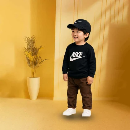 شلوار کتان وارداتی قهوه ای SOUL مدل زاپ‌دار